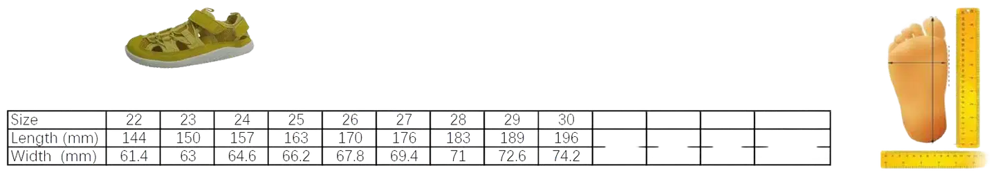 Ciraf lasten paljasjalkasandaali Sunnie YK2545C - Yellow - 5