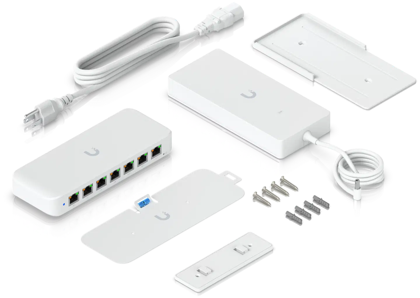 Ubiquiti 8-porttinen GbE PoE+ -kytkin 210W teholla USW-Ultra-210W - 6