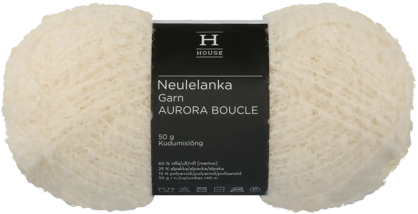 House lanka Aurora boucle 50 g vanilla