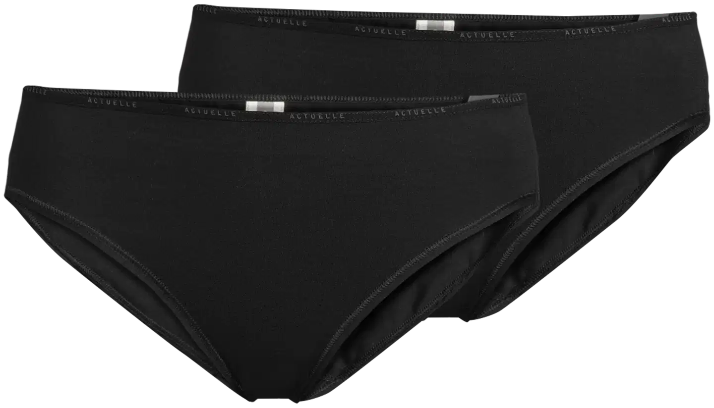 Actuelle naisten alushousut Tai Basic 2-pack - MUSTA - 1