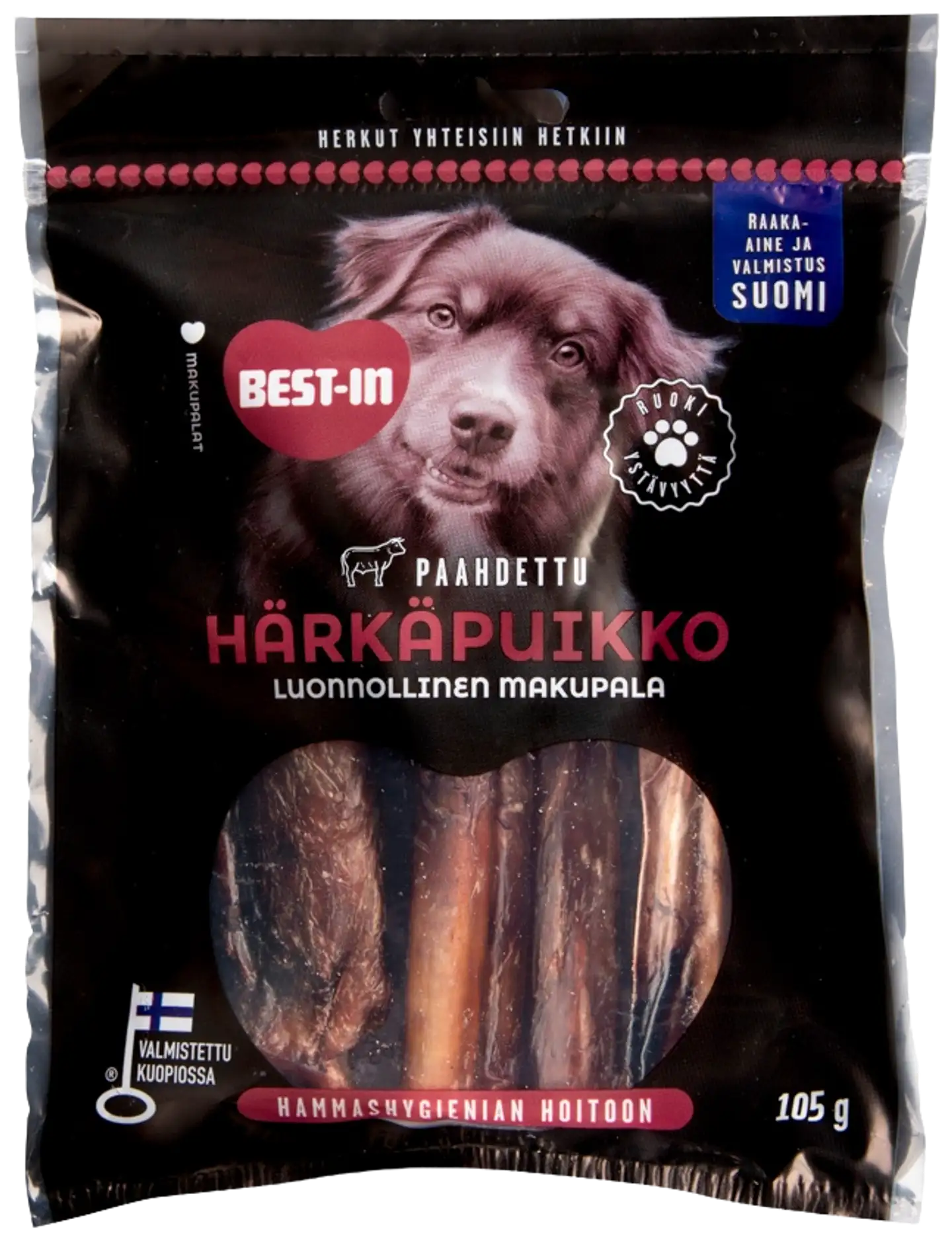 Best-In Härkäpuikko koiran makupala 105g