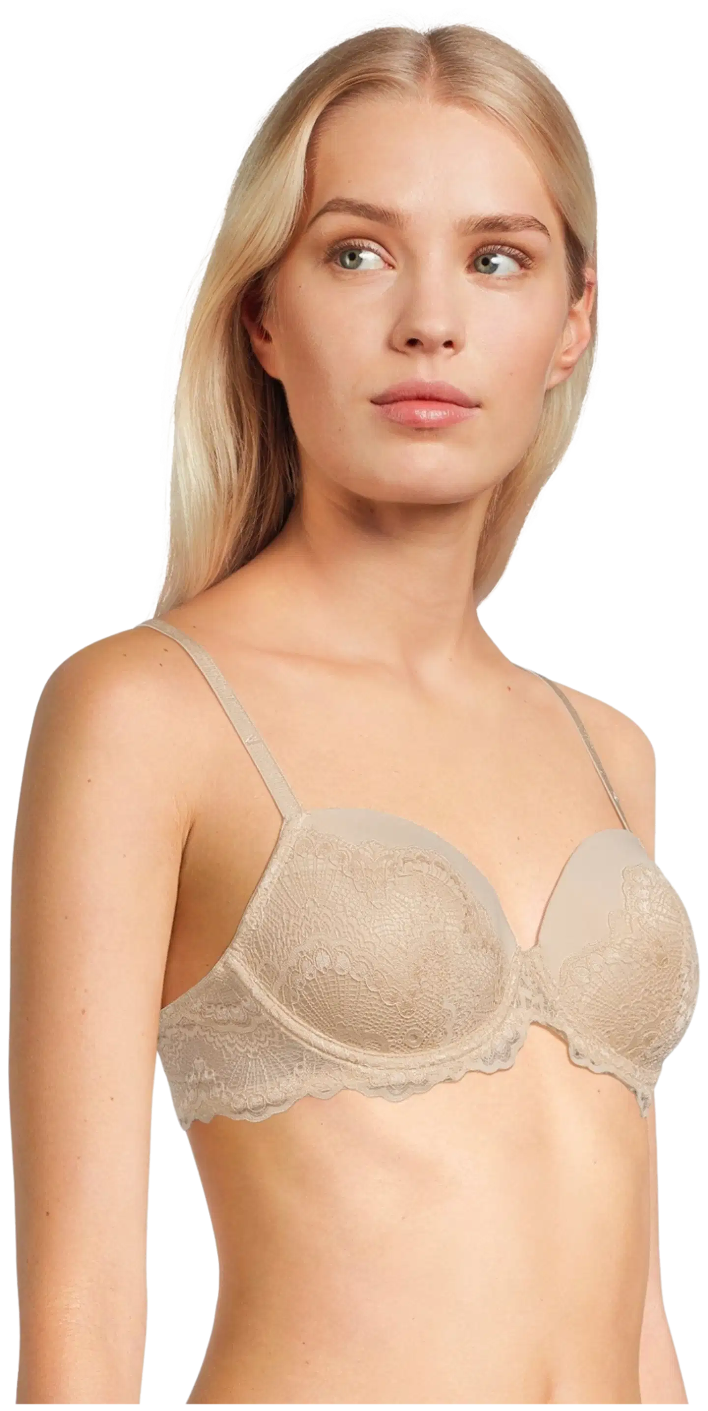 Actuelle naisten t-paitarintaliivit 211A082604 - smoke Gray - 4