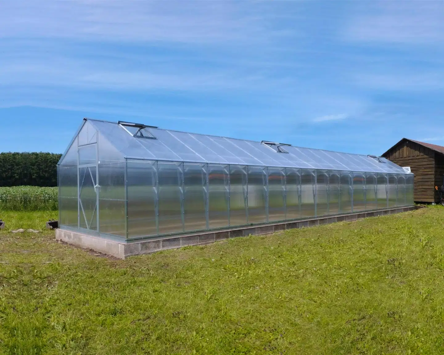 Ecoslider kasvihuone 2.5 X 12.58 - 1