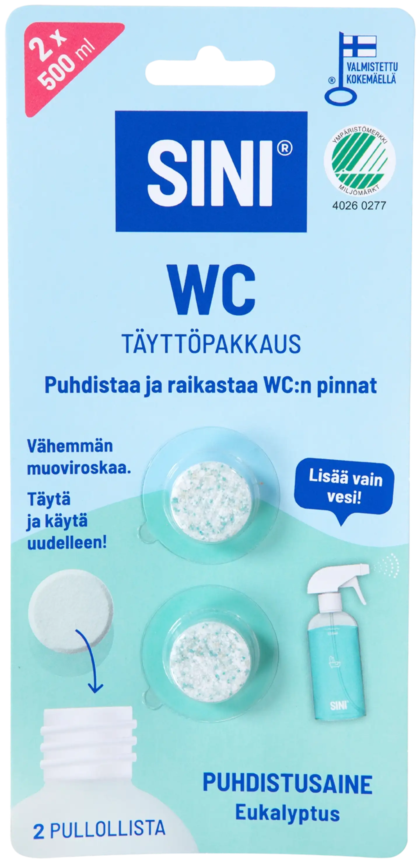 Sini Wc täyttöpakkaus 2 kpl - 1