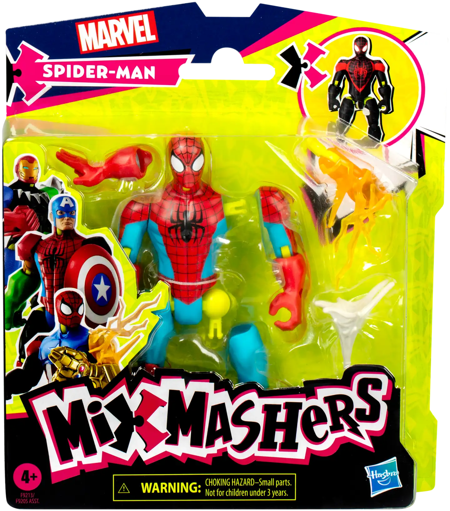 Spider-Man Hahmo Mixmashers 12.7cm, lajitelma - 1
