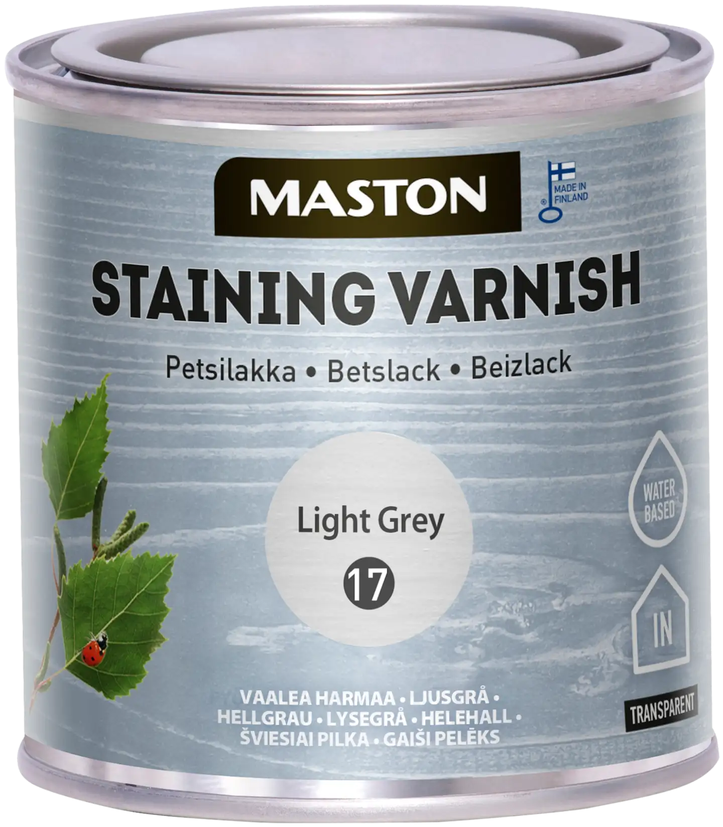 Maston petsilakka 250 ml vaaleanharmaa