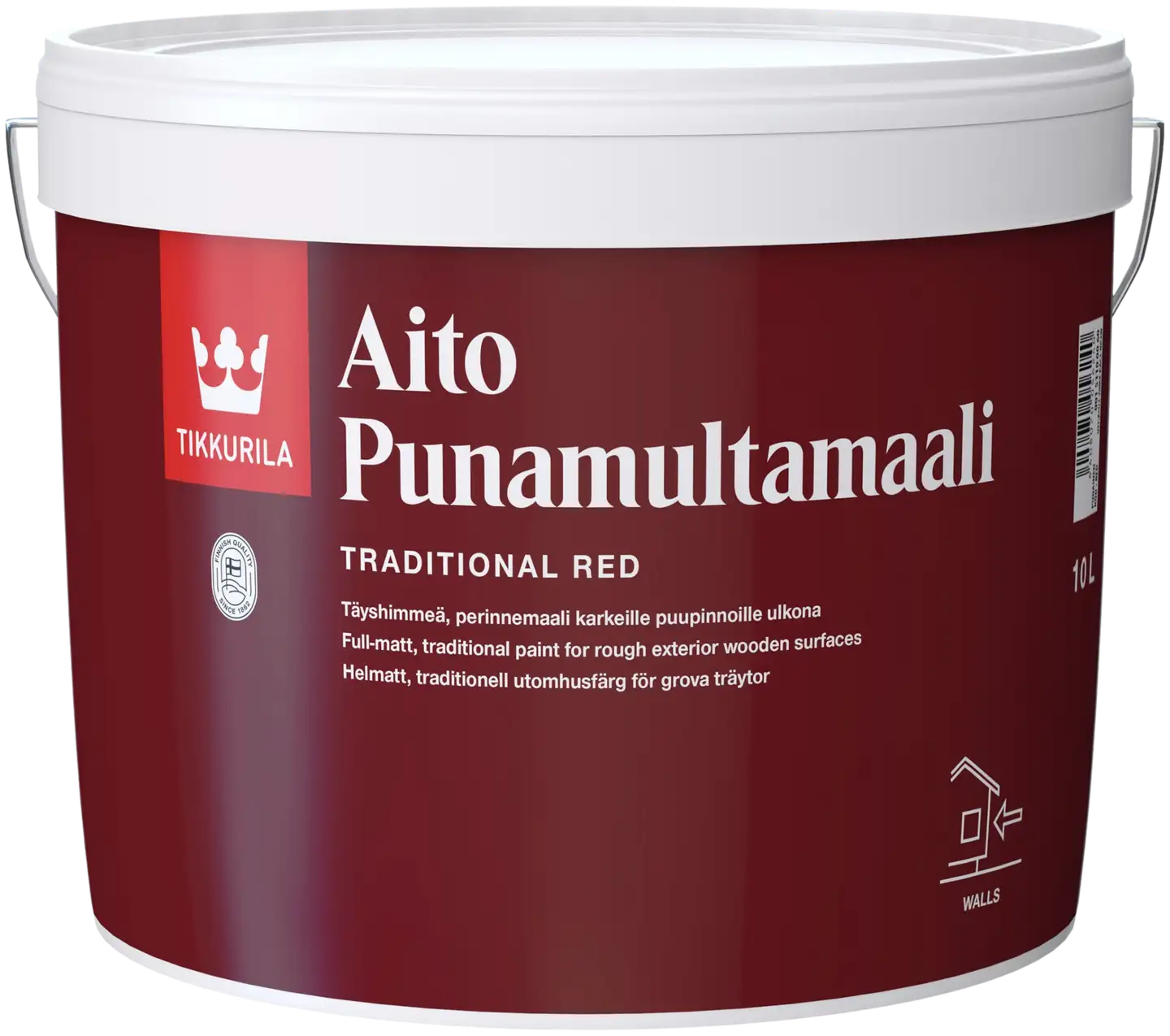 Tikkurila Aito punamultamaali 10l täyshimmeä