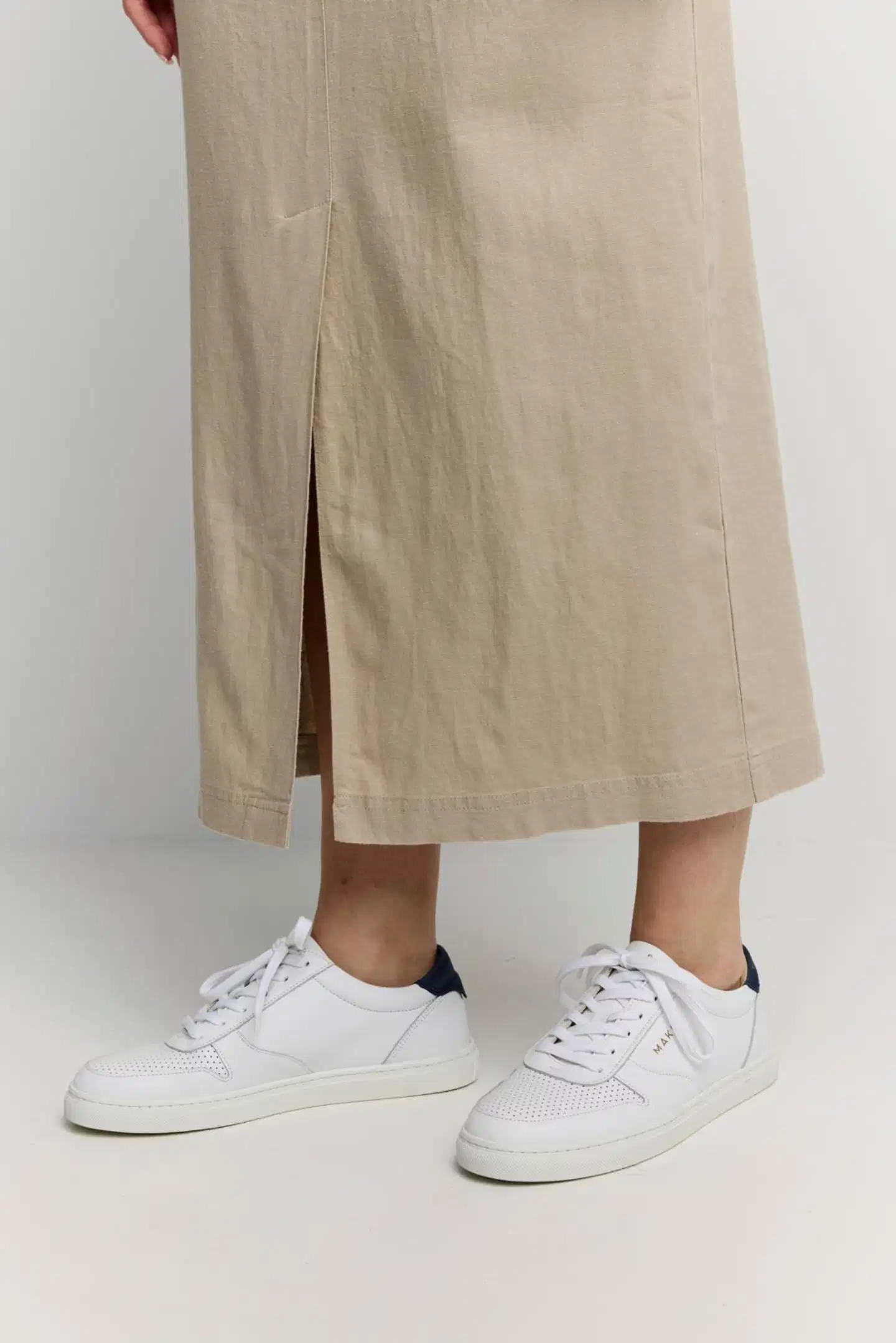 Finlayson naisten pellavahame - Taupe - 6