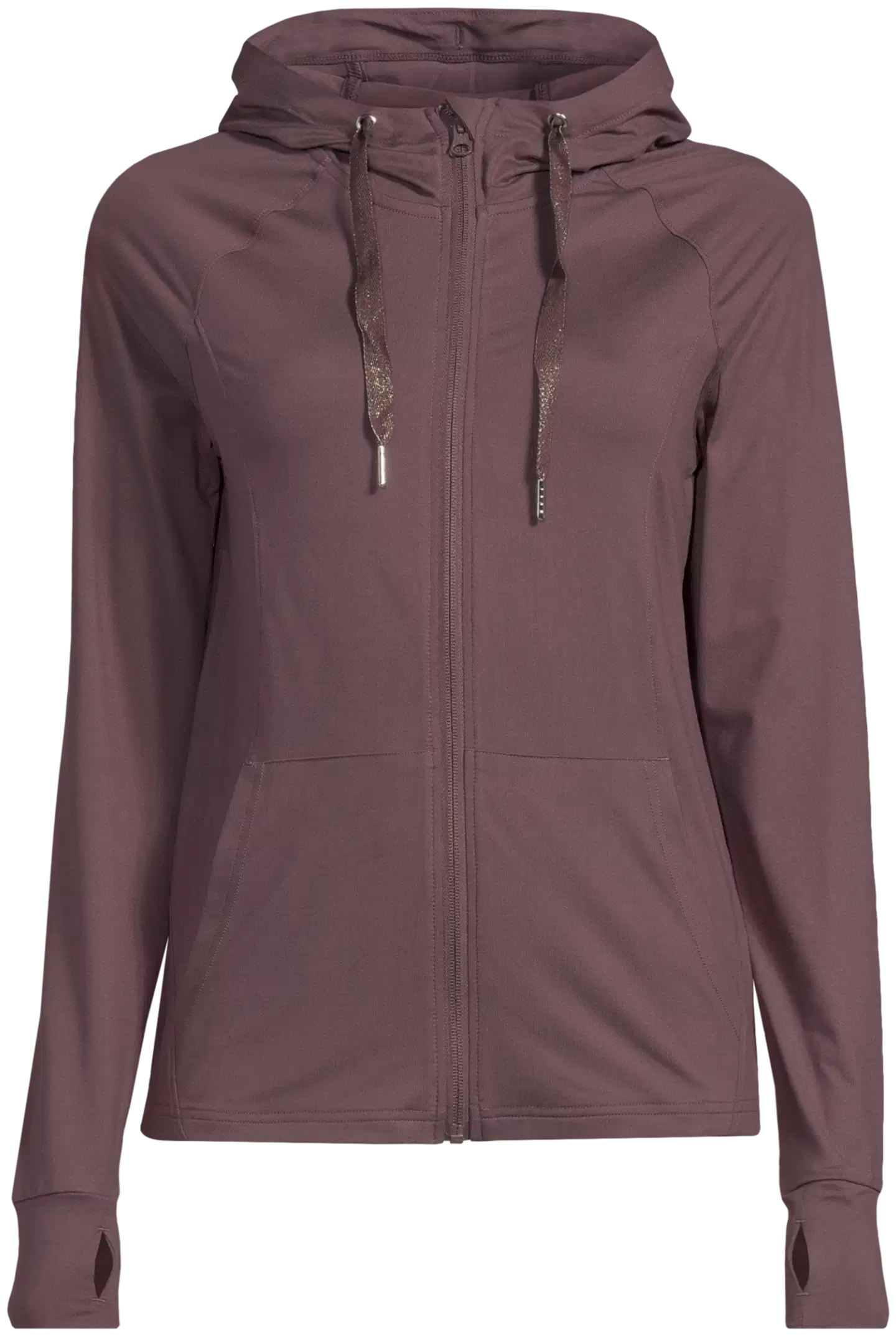 Danskin naisten hupullinen treenitakki DPA2604 - Huckleberry - 2