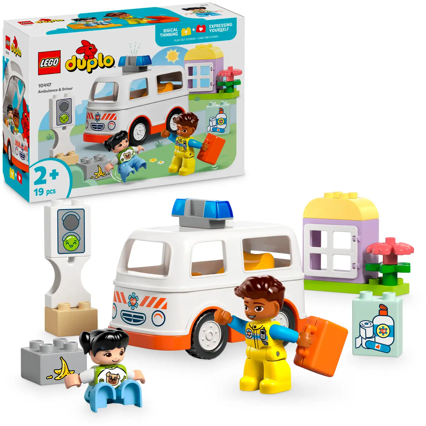 LEGO® DUPLO Town 10447 Ambulanssi ja kuljettaja - 1