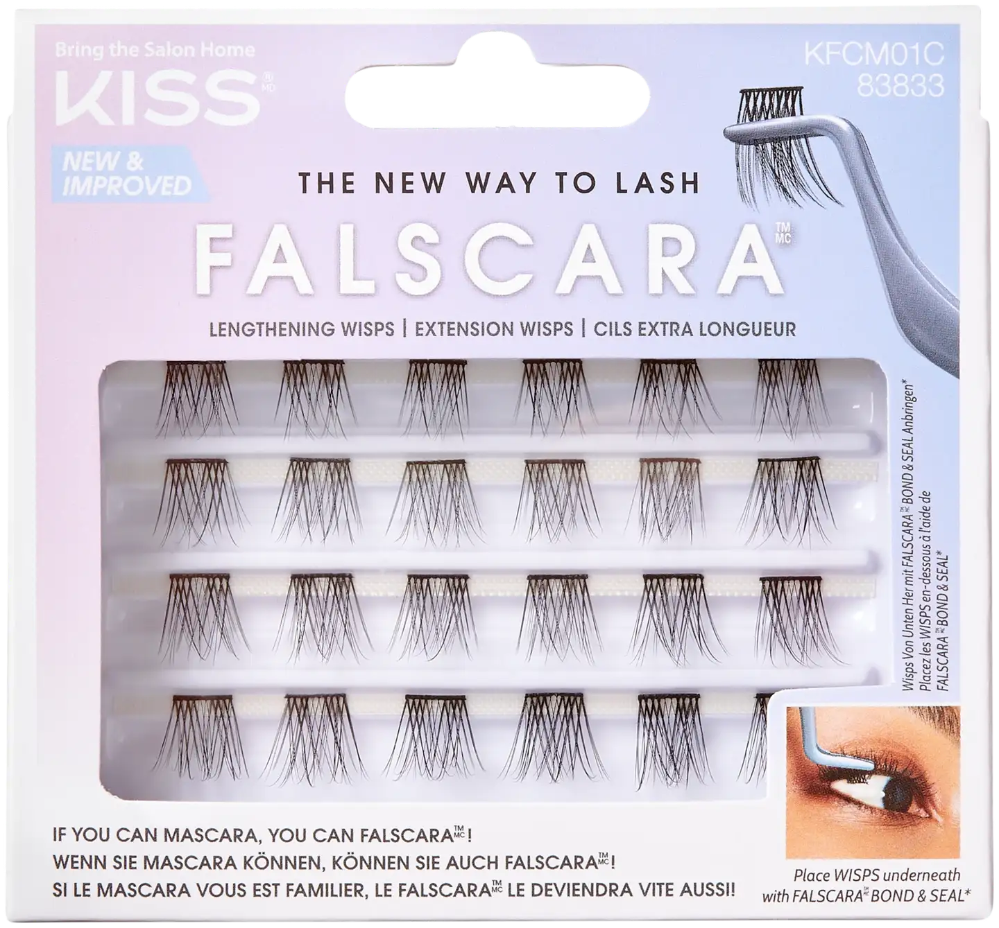 Kiss Falscara Eyelash - Wisp Multi 01 24kpl