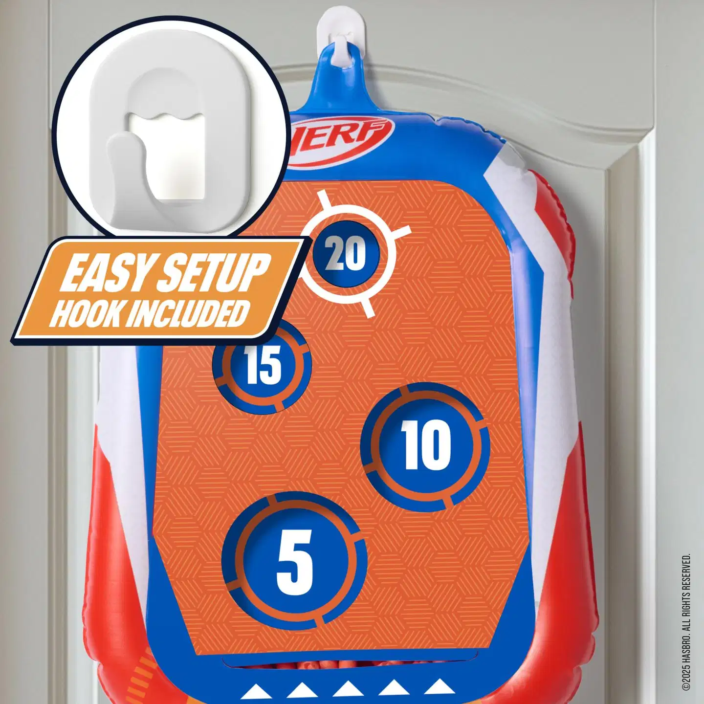 Hasbro puhallettava maalitaulu Nerf - 7