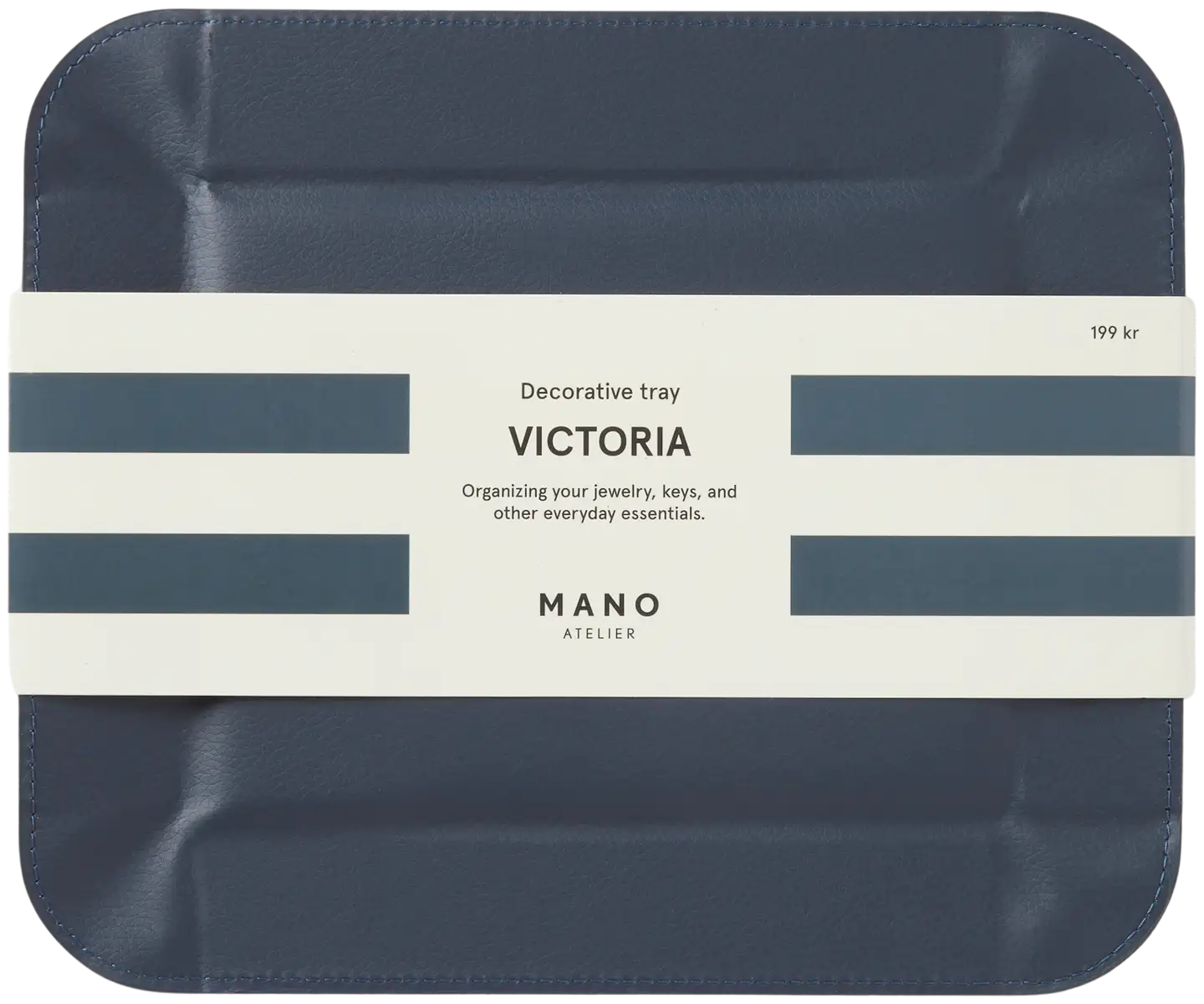 MANO ATELIER Koristetarjotin Victoria, tummansininen - 2