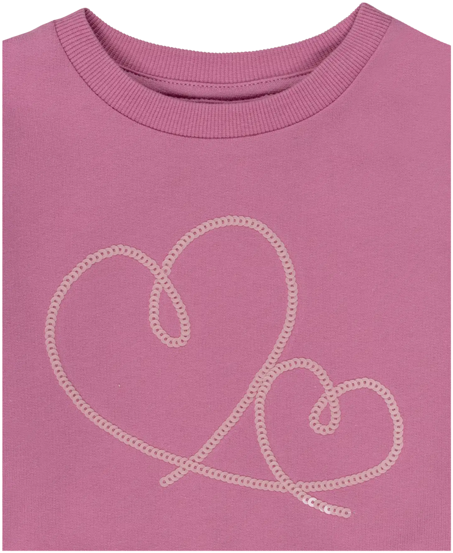 Ciraf lasten collegepusero sydän 25TC262829 - 16-2215tcx cashmere rose - 2