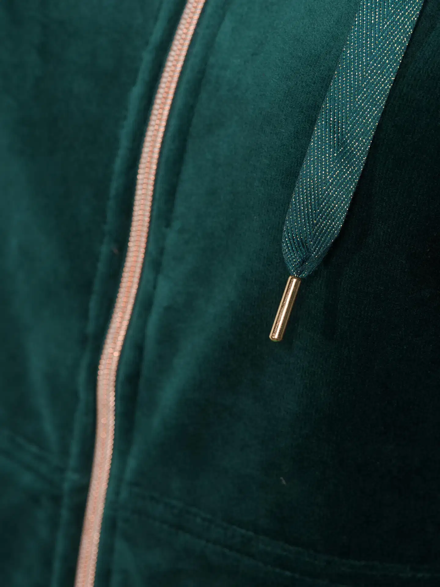 Danskin naisten hupparitakki velour DCA2601C - Dark Sea - 5