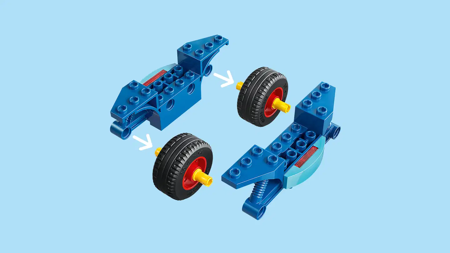 LEGO® Spidey 11206 Spidey jahtaa Rhinoa moottoripyörällään - 7