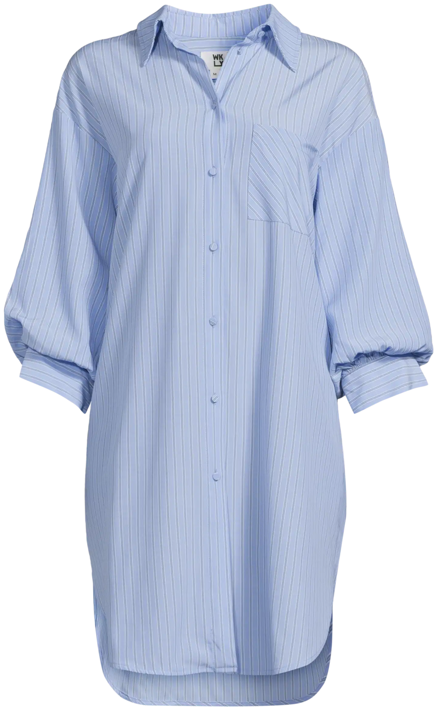 WKLY. naisten raidallinen paitamekko 139277 - Blue - 2