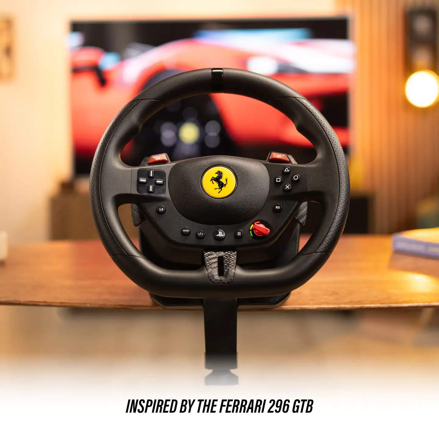 Thrustmaster T98 Ferrari 296 GTB rattipolkimet PS5/PS4/PC - 13