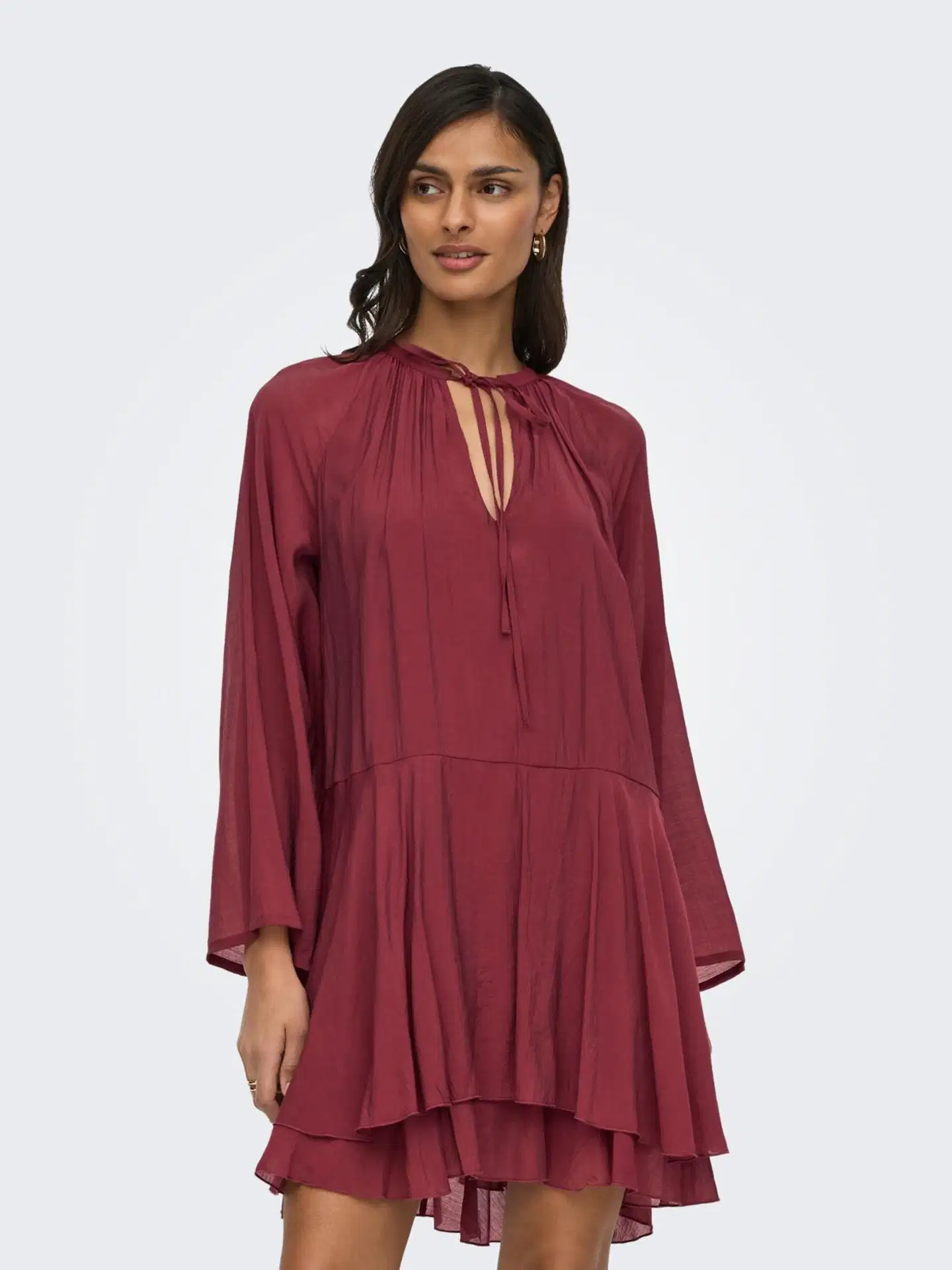 JDY naisten mekko Jdyharper - Oxblood Red - 3