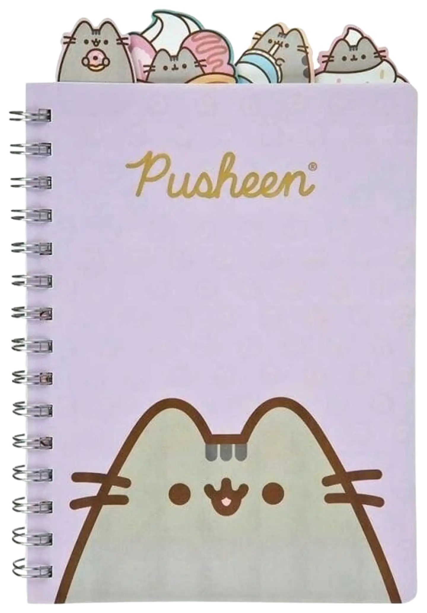 Pusheen A5 kierremuistikirja, 160 sivua