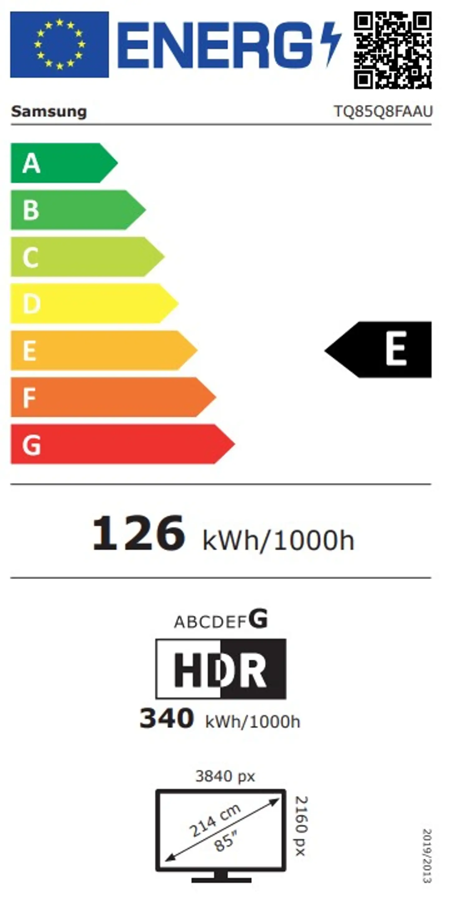 Samsung 85" 4K UHD QLED Smart TV TQ85Q8F - 15