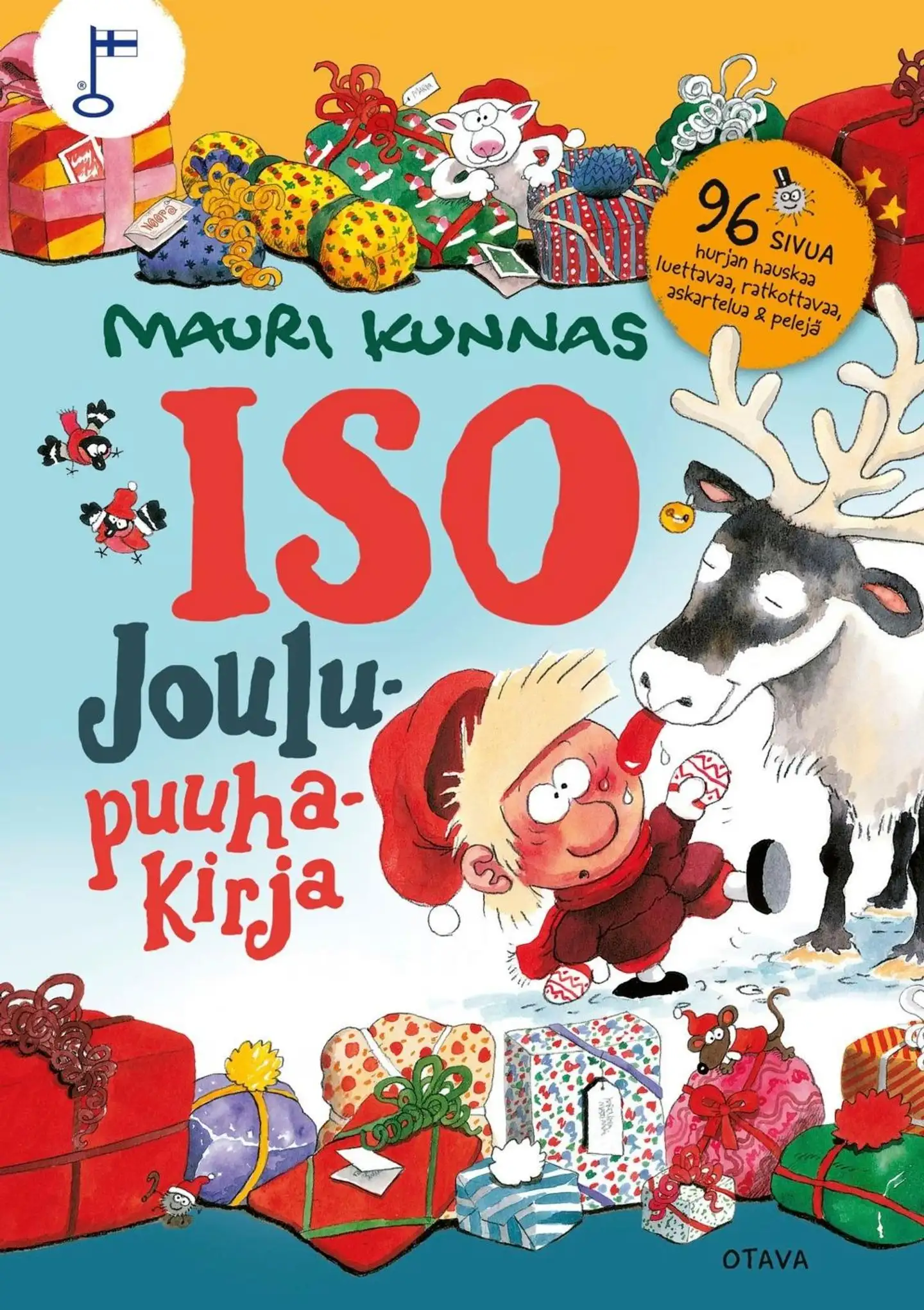 Kunnas, ISO joulupuuhakirja - 96 sivua hurjan hauskaa luettavaa, ratkottavaa, askartelua & pelejä