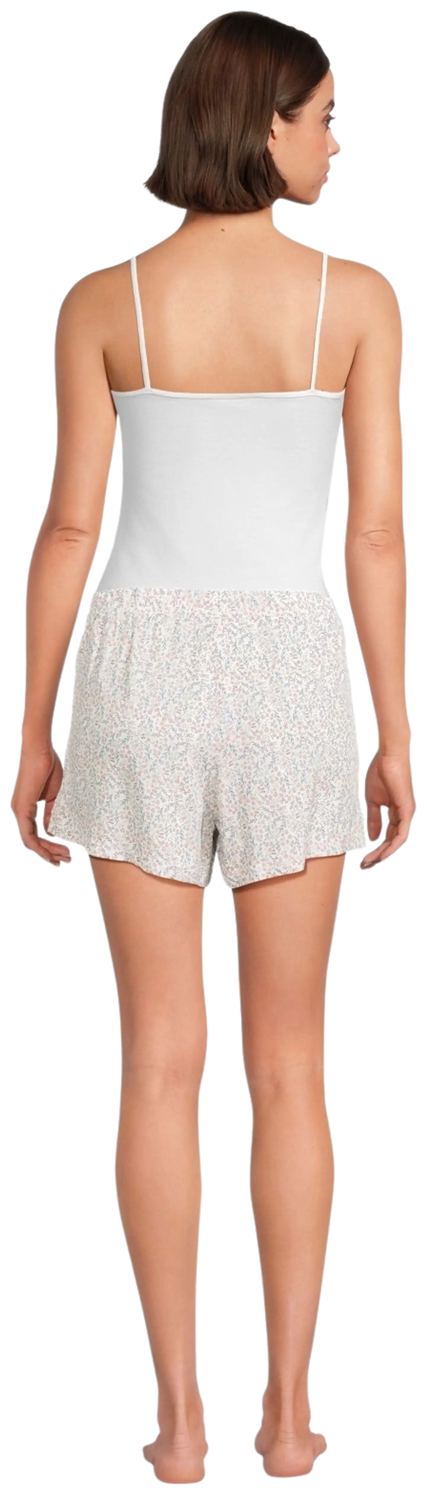 TEX naisten pyjamashortsit I279930 - Off white - 3