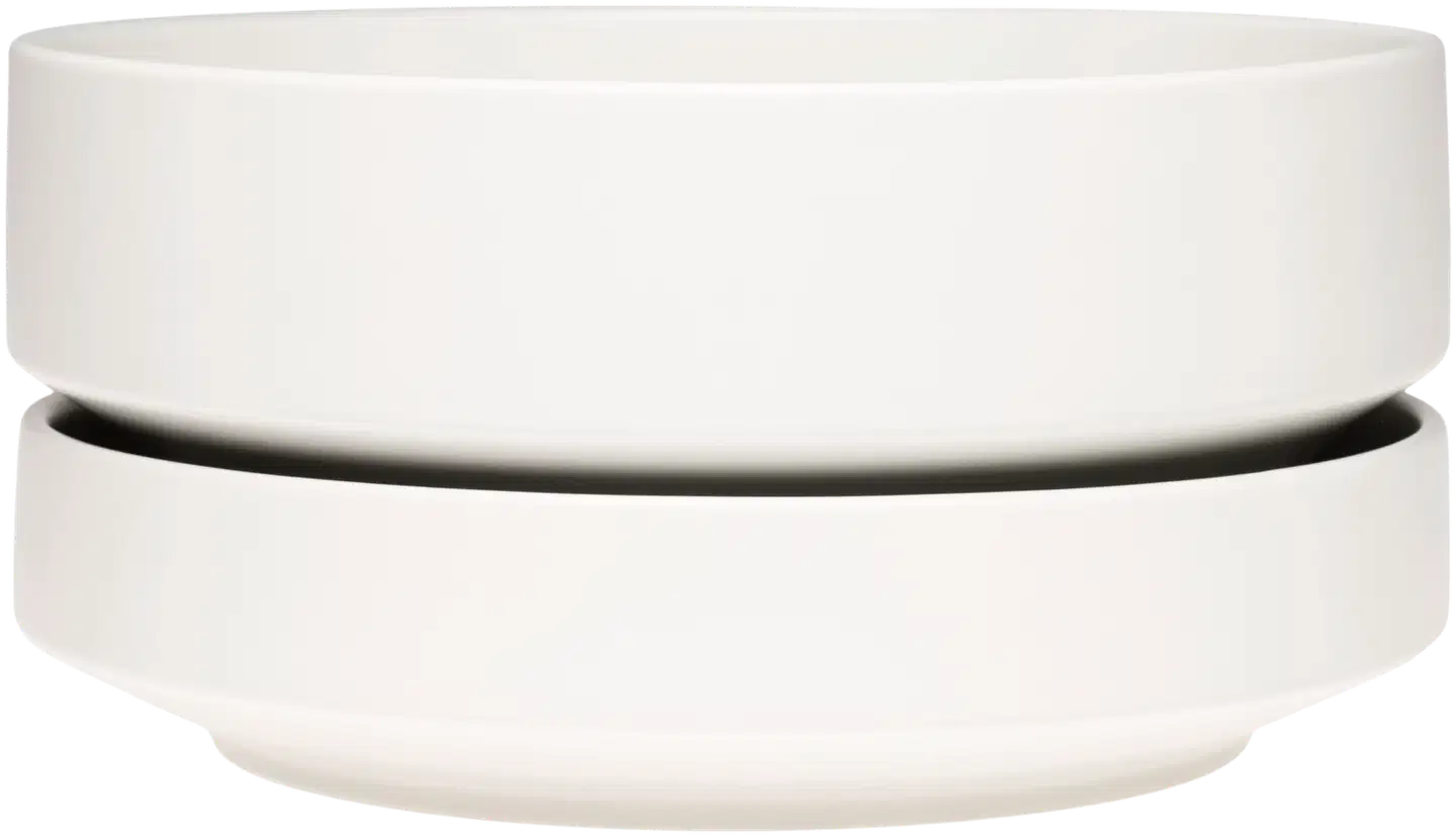 Arabia kukkaruukku SN 22 cm matala valk.