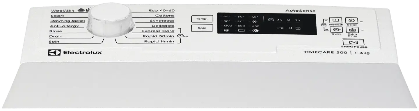 Electrolux päältä täytettävä pyykinpesukone EW6T3226B3 6kg valkoinen - 2