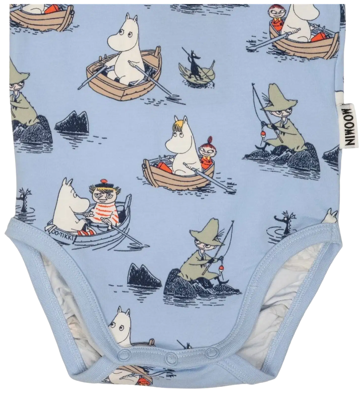 Muumi vauvojen body Veneilijät 591771 - Vaaleansininen - 3