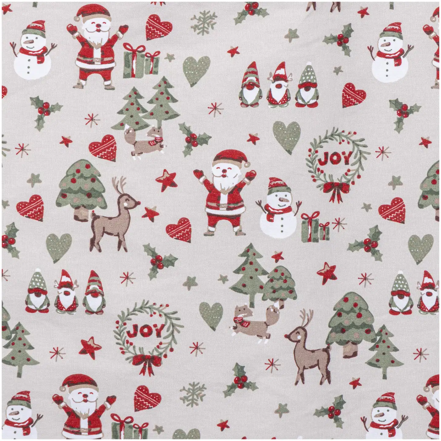 House verhokappa Christmas Santa 250x50 cm harmaa - 3