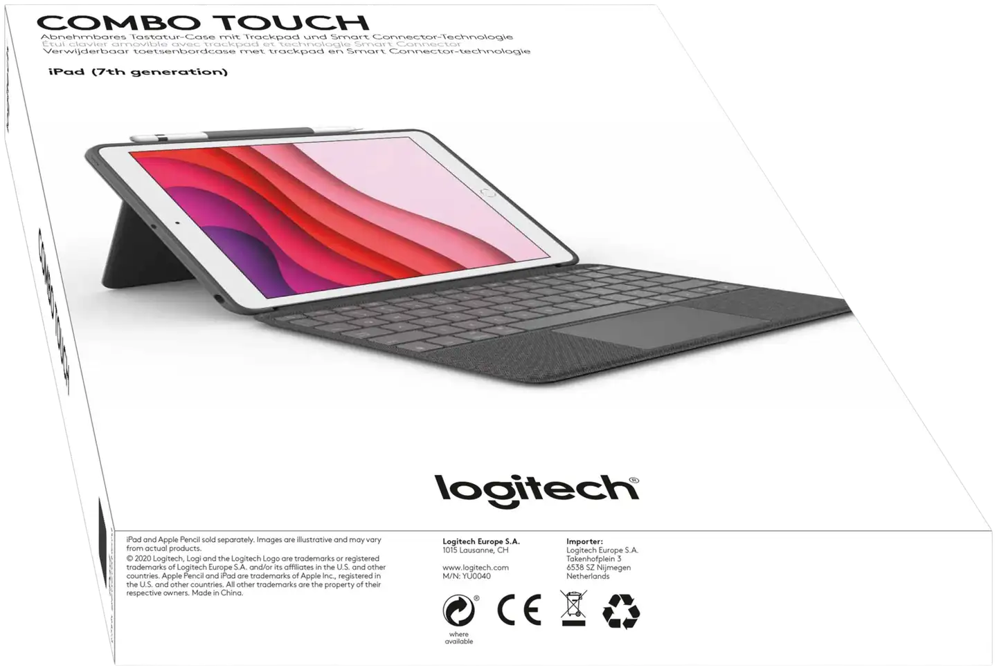 Logitech Combo Touch for iPad (7th generation) - 5