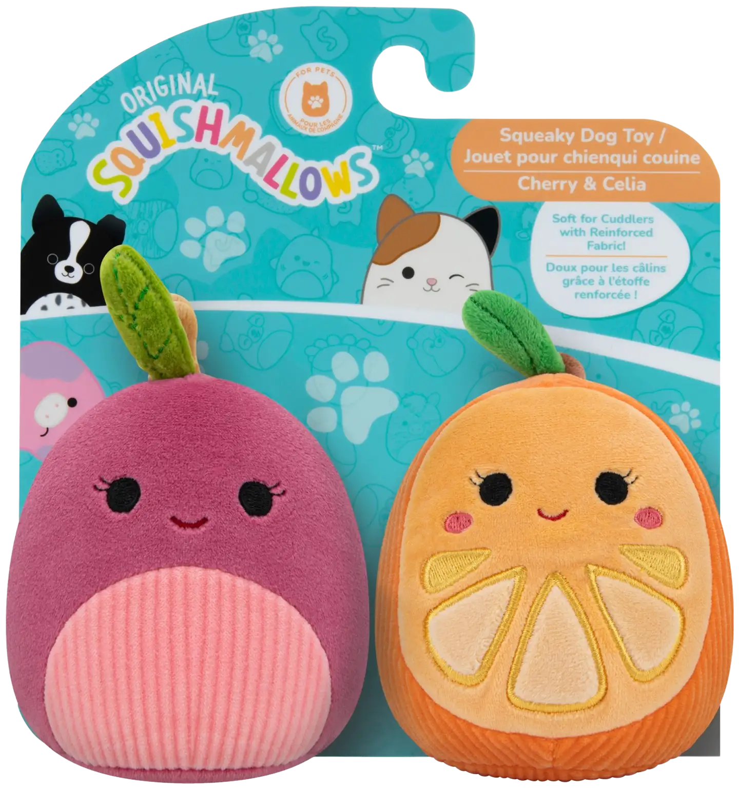 Squishmallows pehmolelu Squeaky tuplapakkaus 9 cm, erilaisia - 8