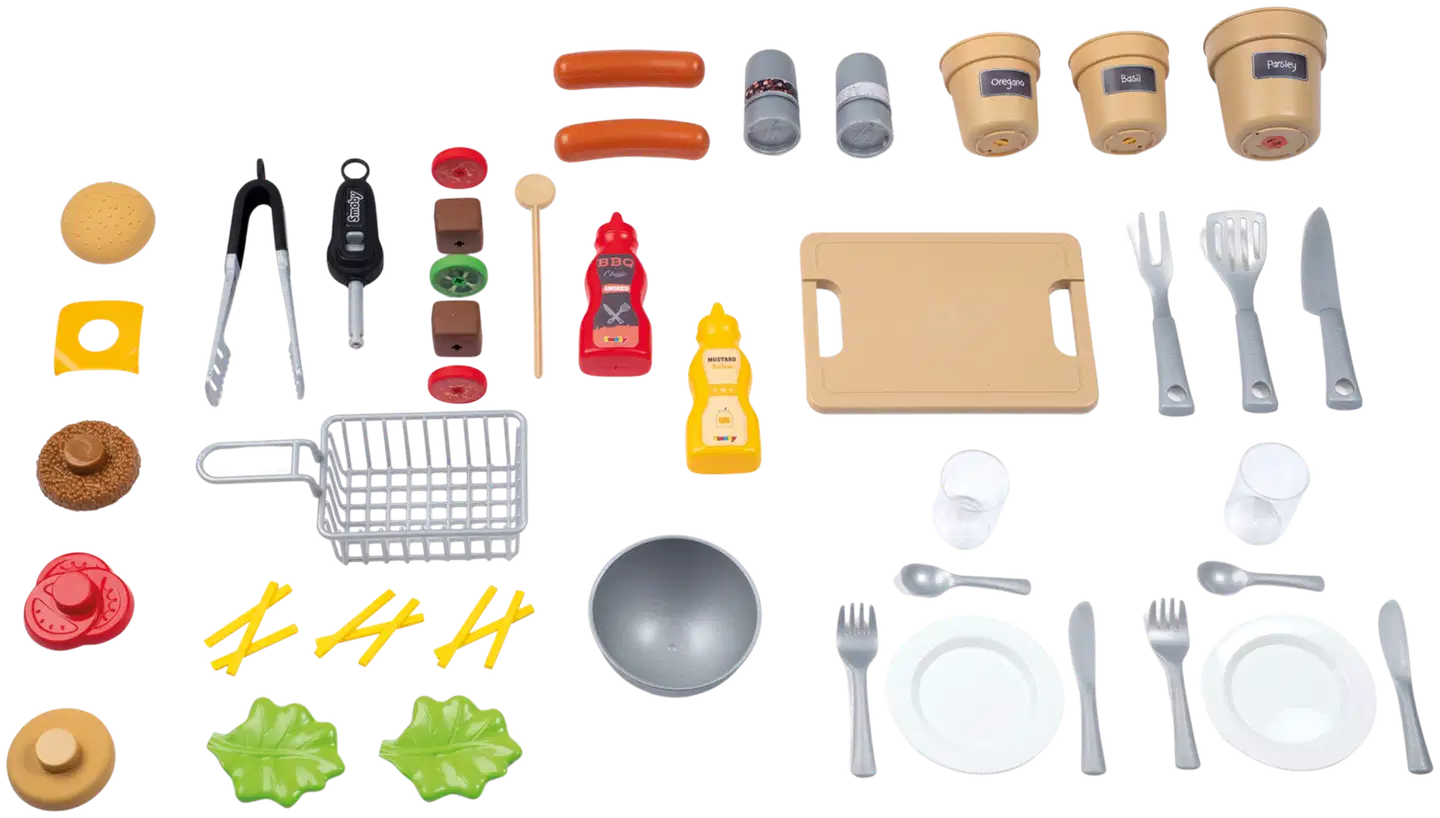Smoby Garden Kitchen, leikkikeittiö kesäkokkailuun - 4