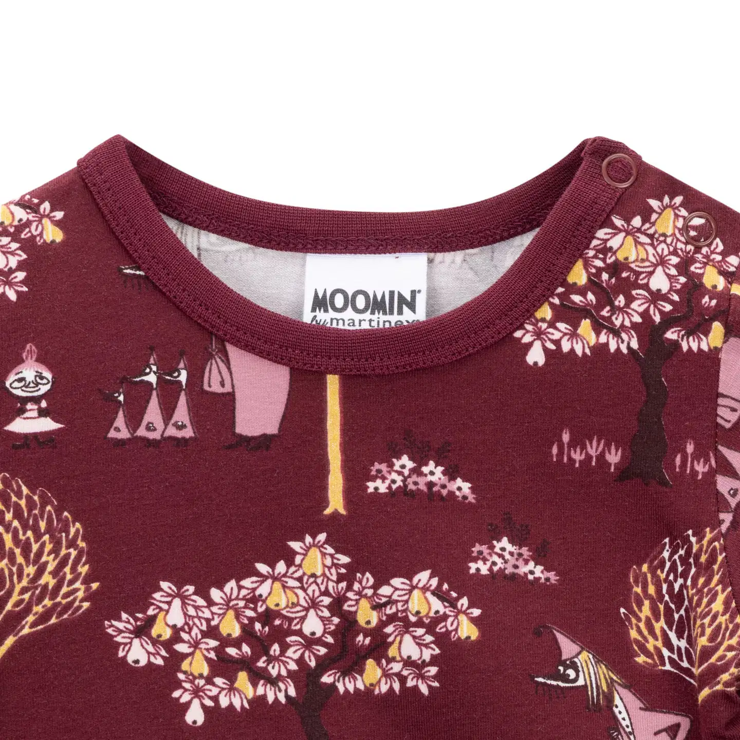 Muumi vauvojen body Vilijonkka 593261 - burgundi - 5