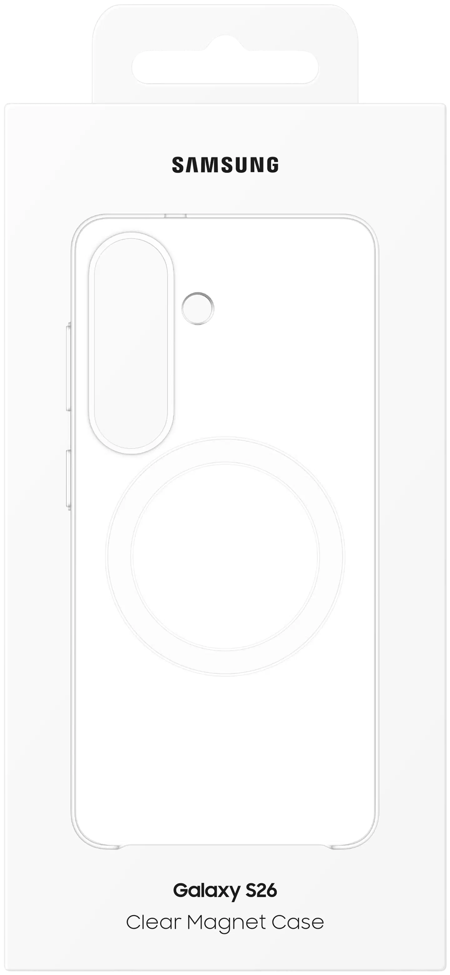 Samsung suojakotelo Galaxy S26 Clear Magnet -Qi2 läpinäkyvä - 6