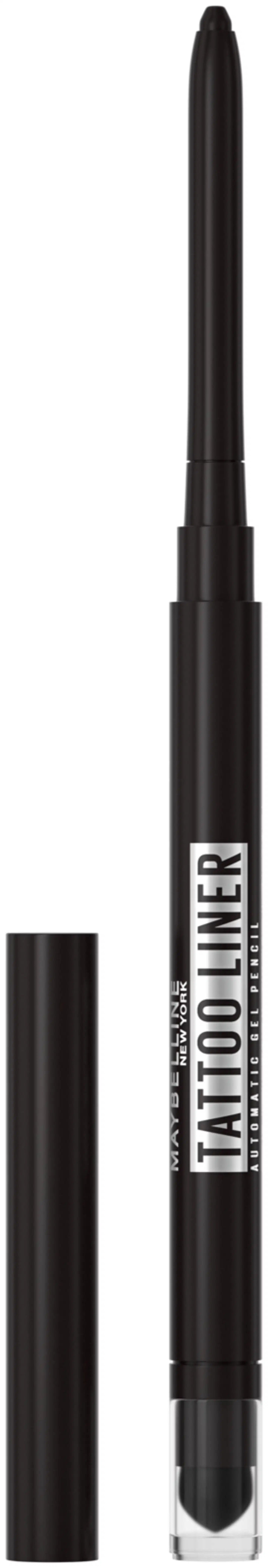 Maybelline New York Tattoo Liner Automatic Gel pencil 40 Espressotini silmänrajauskynä 0,28 g - Pitch Black - 1