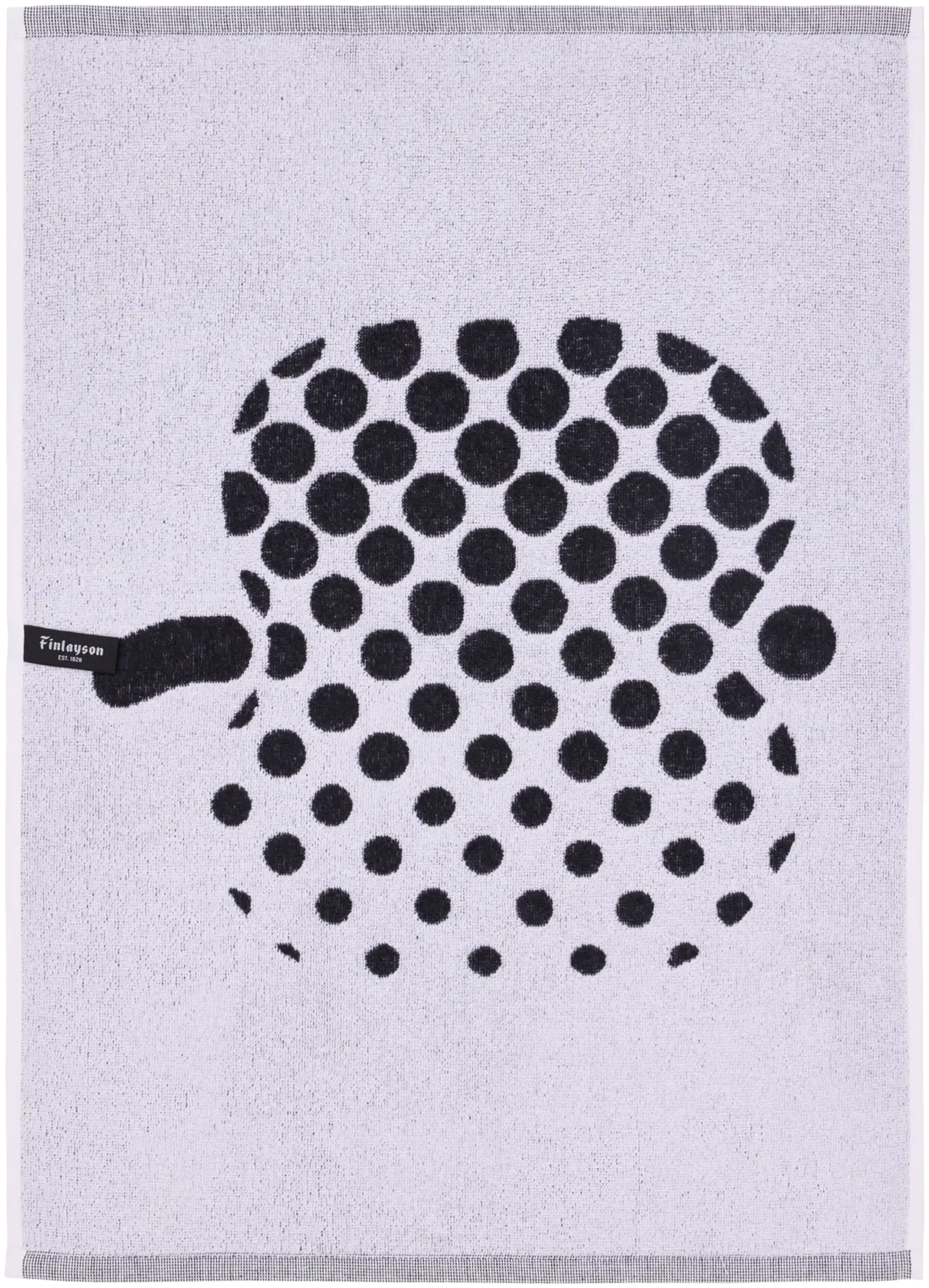 Finlayson käsipyyhe Optinen Omena 50x70 cm musta - 2