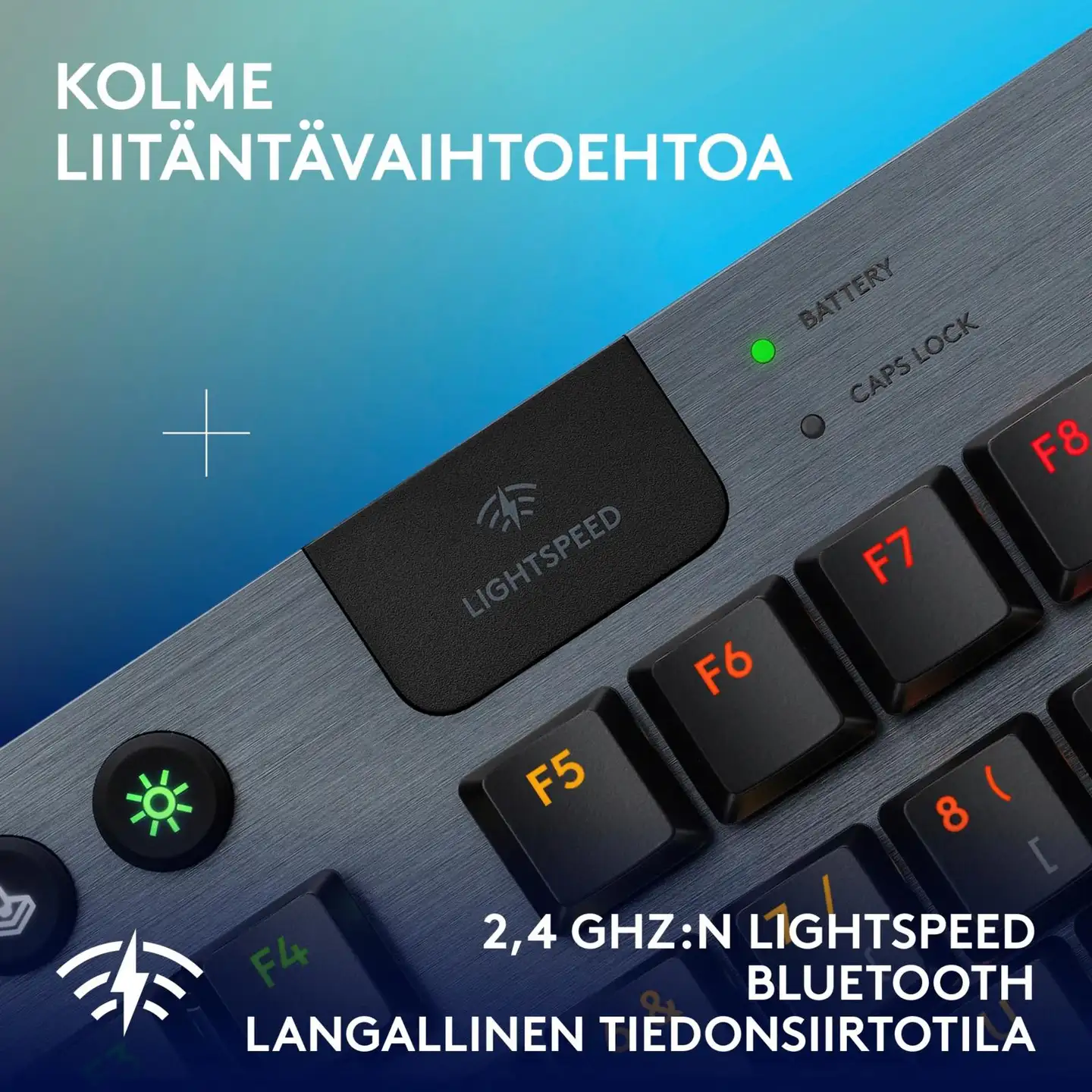 Logitech g915 x lightspeed tkl langaton pelinäppäimistö tactile musta - 7