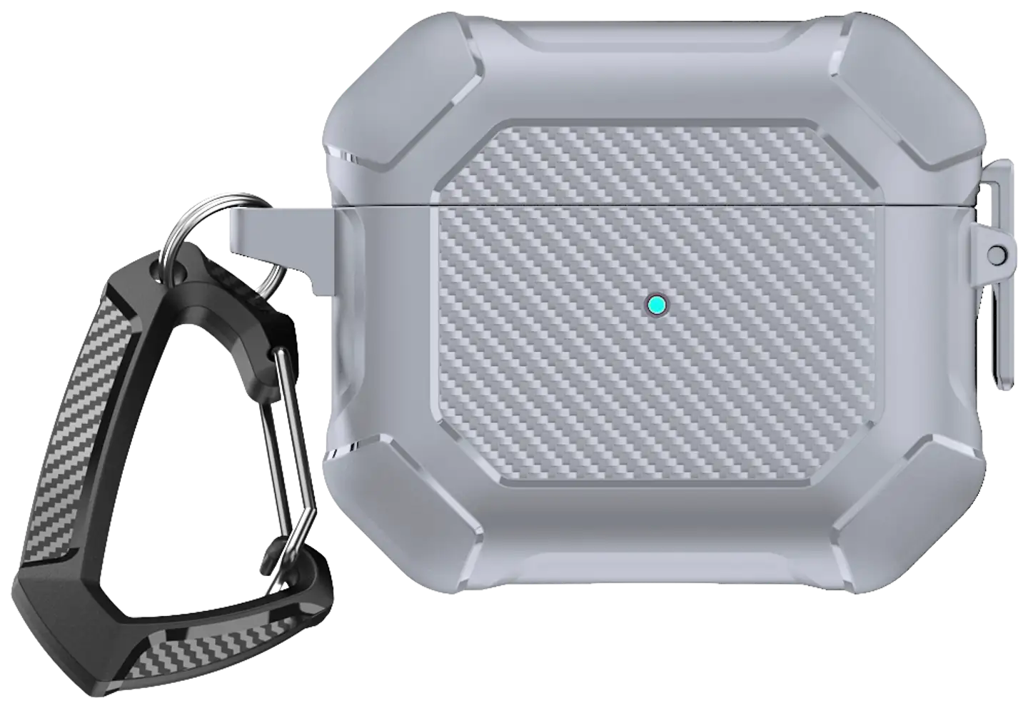 Wave Rugged Suojakotelo, Apple AirPods (4. sukupolvi), Vaaleanharmaa - 2