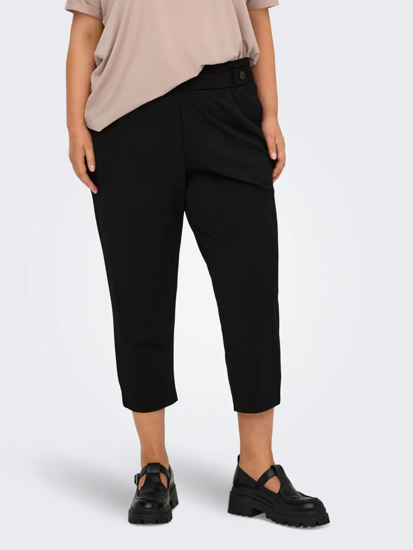 ONLY CARMAKOMA naisten caprit Carsania - BLACK - 3
