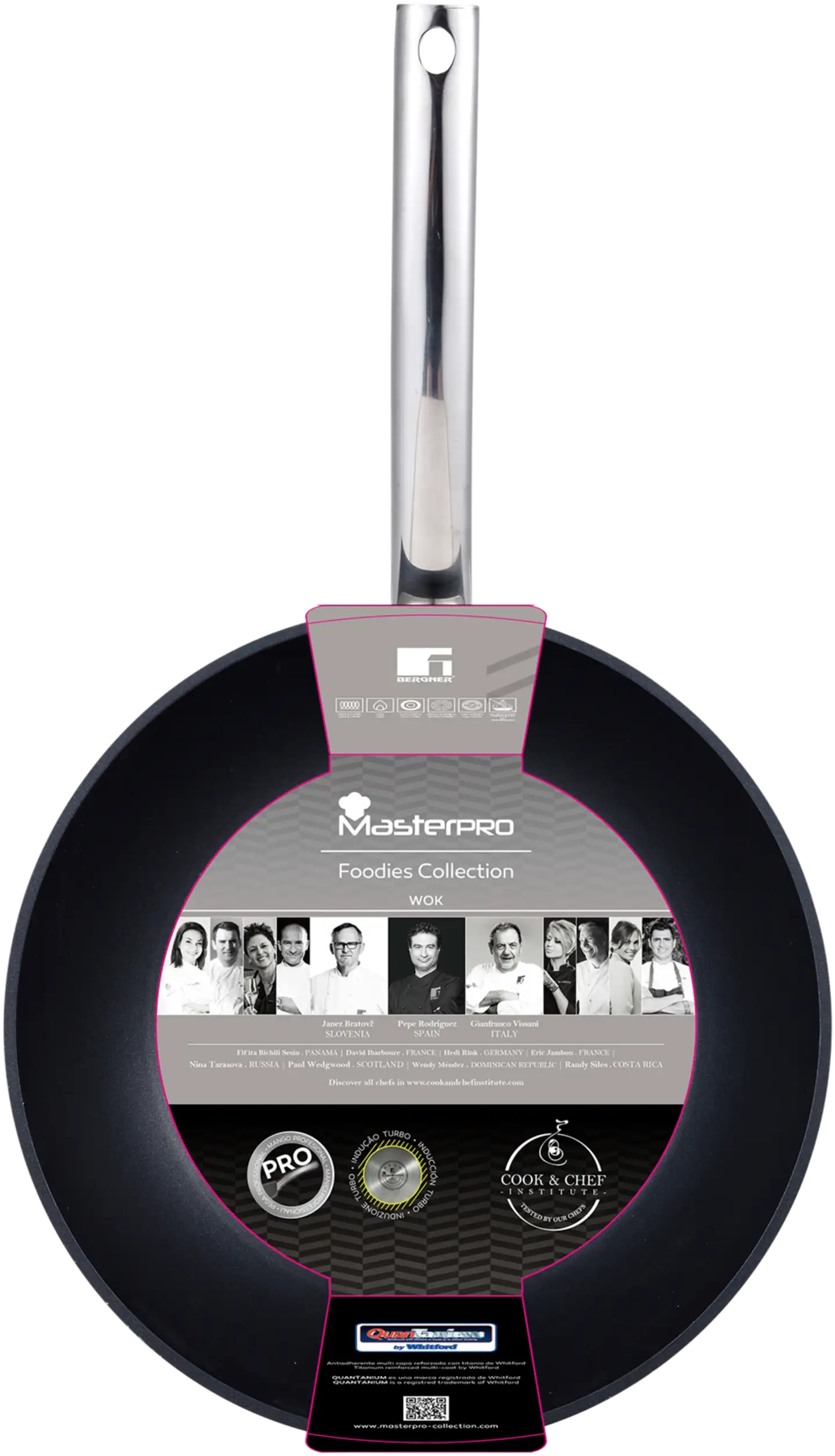 Bergner Wok Masterpro Foodies 28 cm - 4