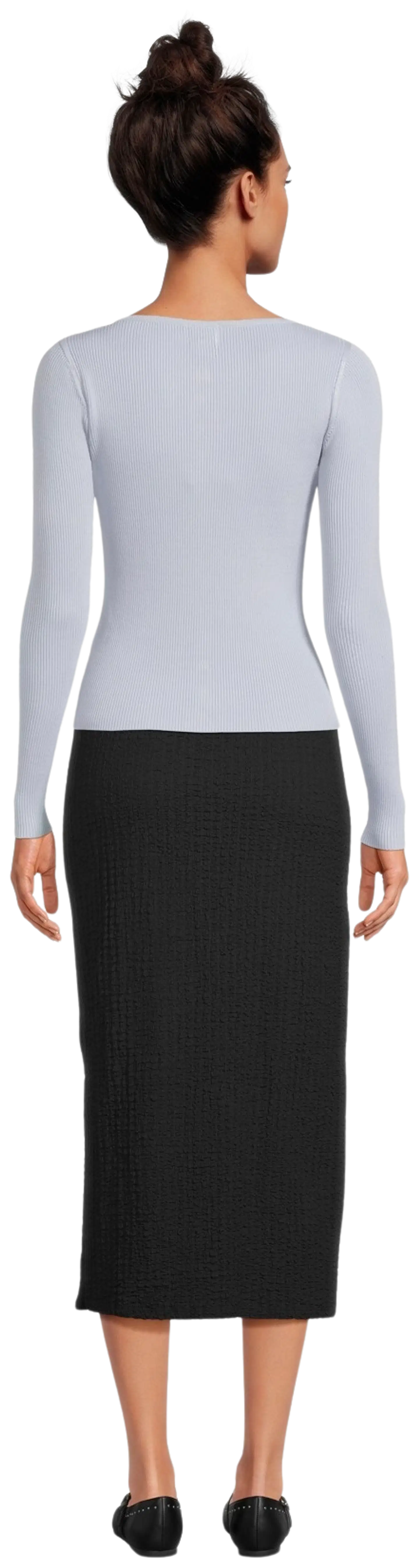 WKLY. naisten ribbineuletakki 213W000152 - Lt. Blue - 3