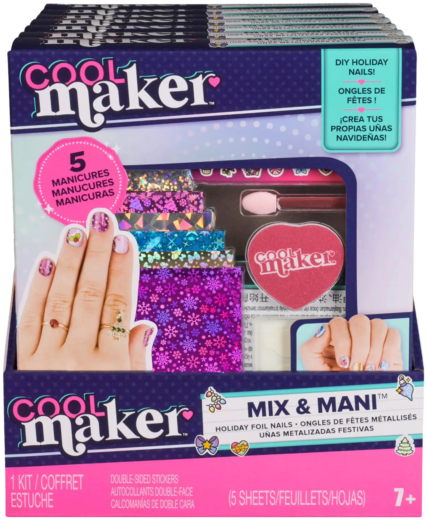 Cool Maker Holiday Foil Nails - 1