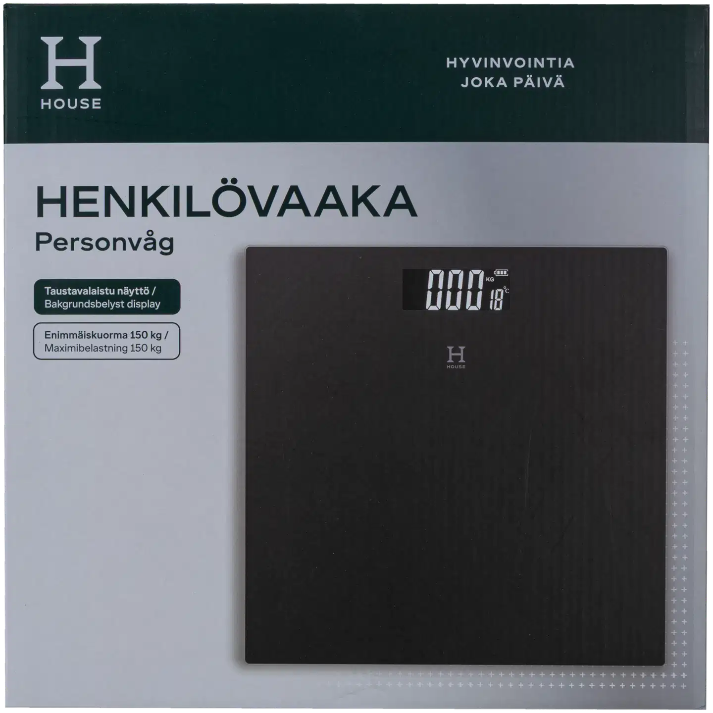 House henkilövaaka SBS-30008 musta - 2