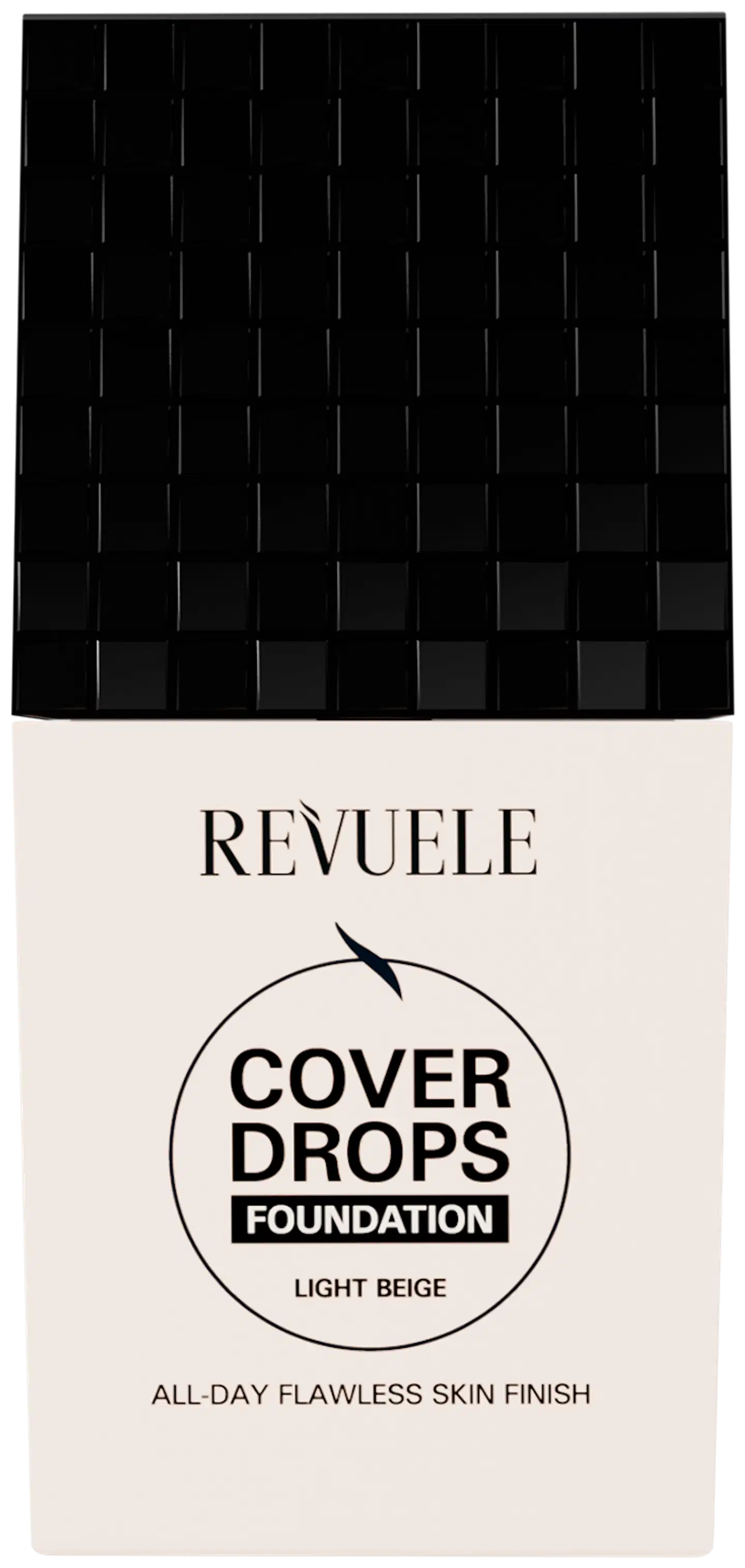 Revuele Cover Drops meikkivoide.Kevyt ja peittävät meikkivoide joka jättää ihon heleäksi. - Light Beige