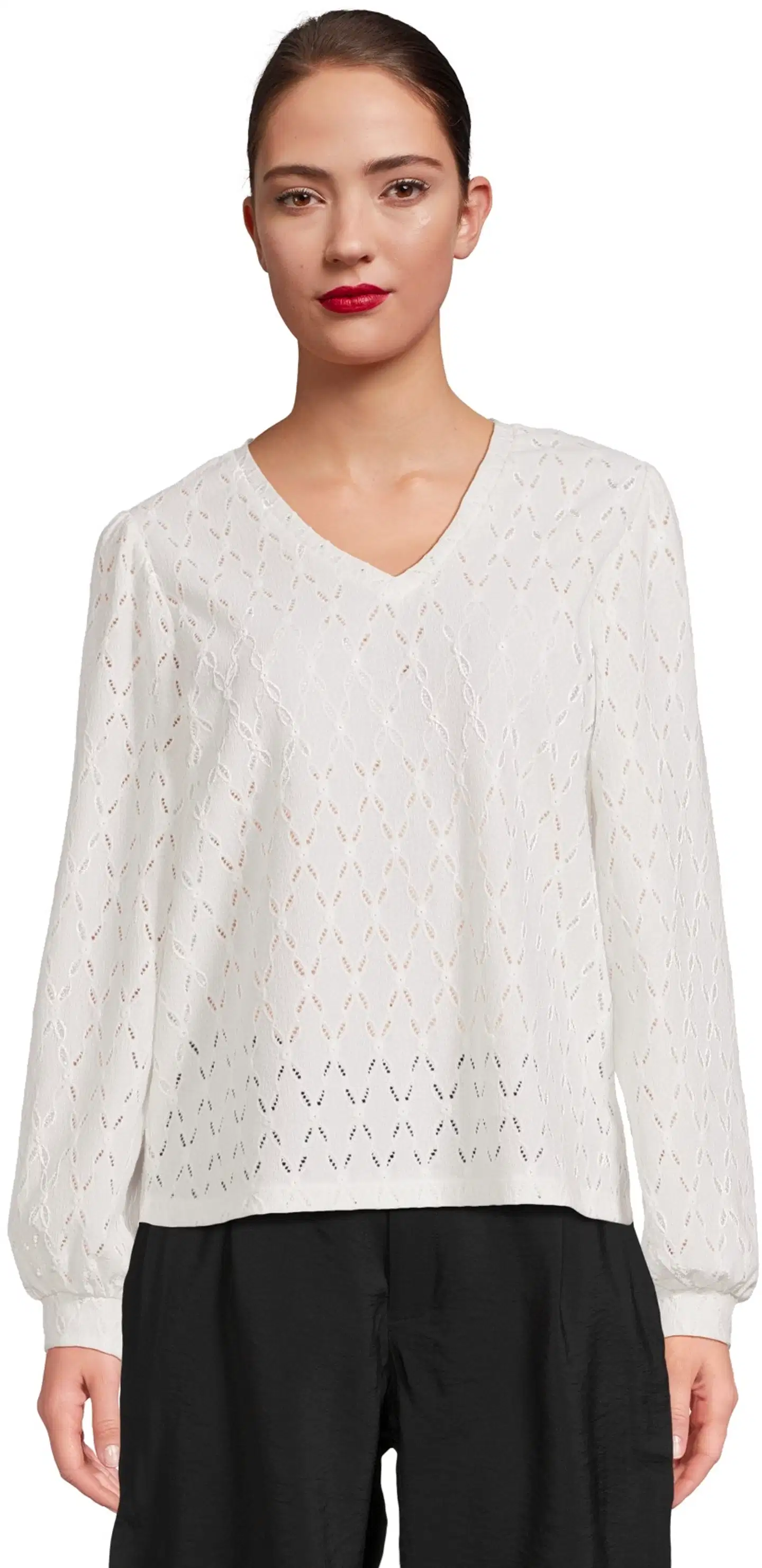 House naisten pusero Lace 213H262907 - white - 1