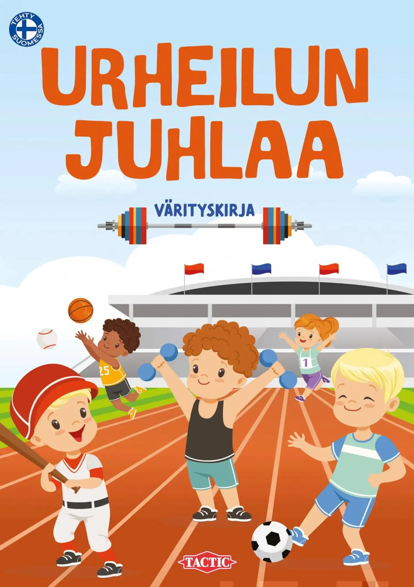 Urheilun juhlaa - Värityskirja