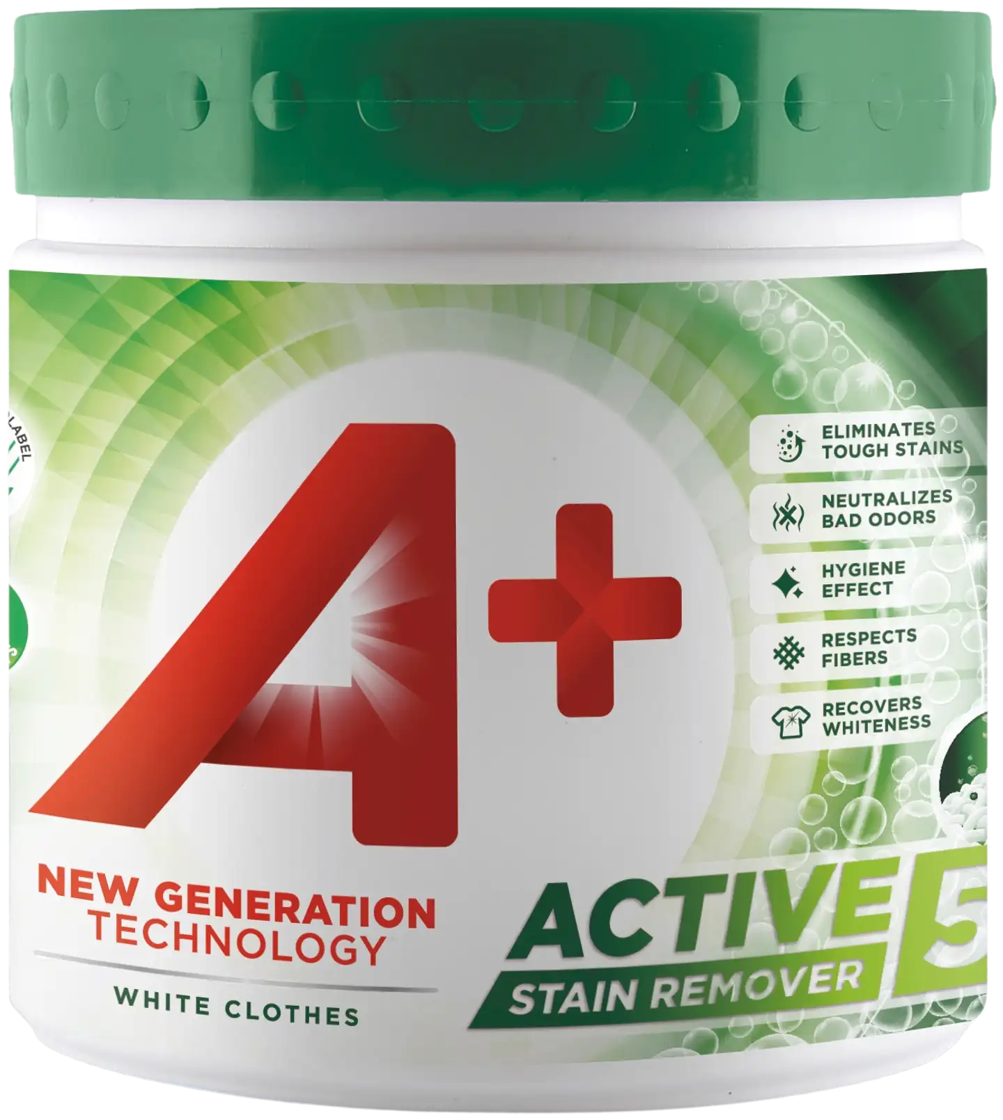 A+ Stain Removal Tahranpoistoaine jauhe 465g White