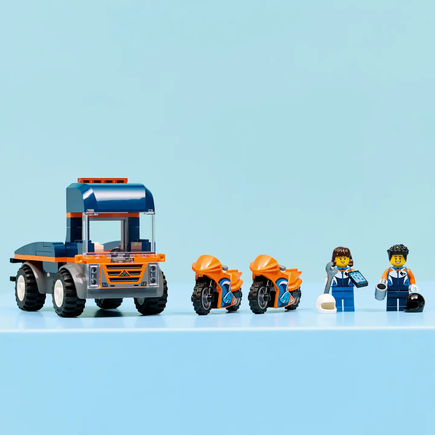 LEGO® City Great Vehicles 60491 Moottoripyörän kuljetusauto - 10